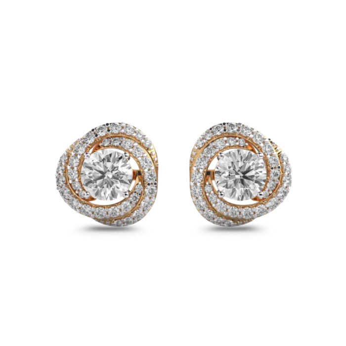 Glowing Galaxy Diamond Studs - Image 1