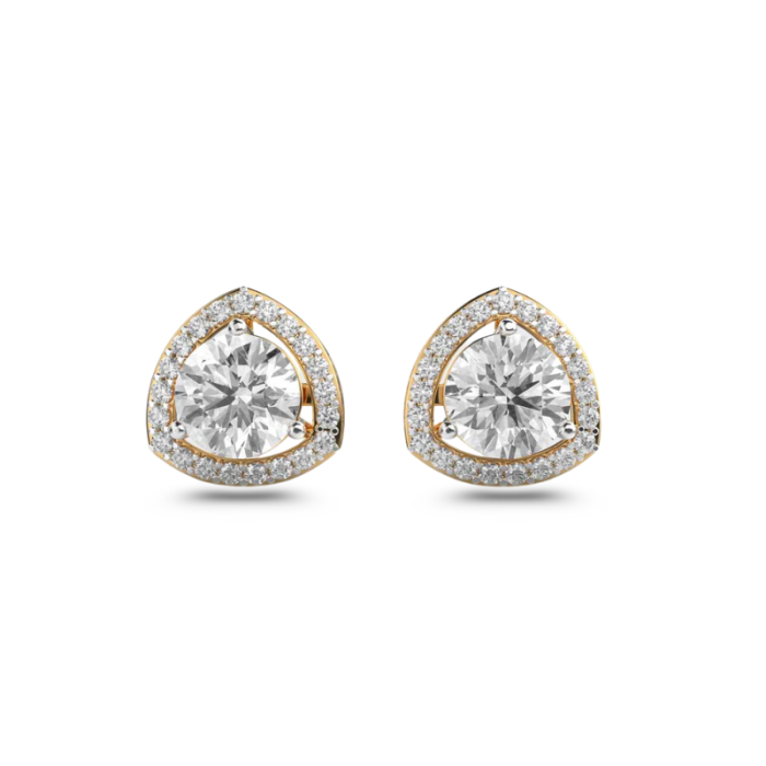 Solitaires in Reuleaux Diamond Studs - Image 1