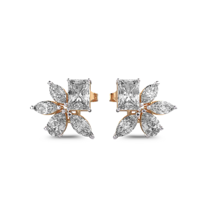 3 Minimal Chimera Light Diamond Studs - Image 1