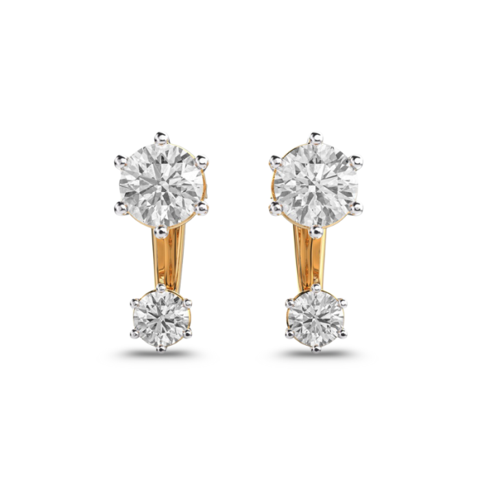 Jazzy Diamond Earrings - Image 1