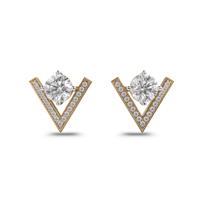 Empresses Secret Emerald Diamond Classic Studs - Image 1