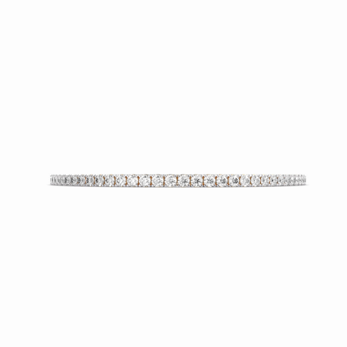 Stellar Chic Double Rimmed Diamond Bangle - Image 1