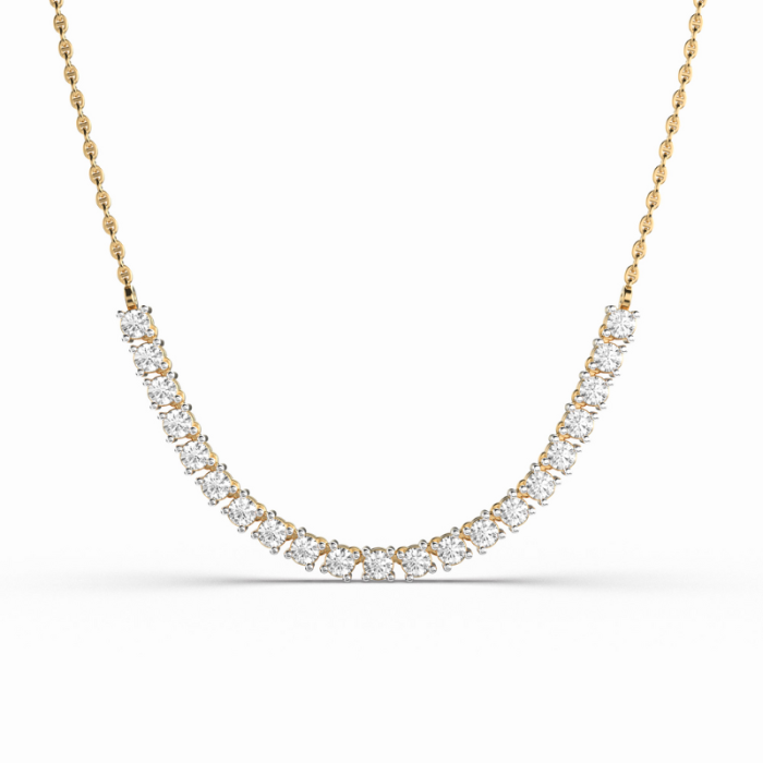 Subtle Poise Diamond Necklace - Image 1